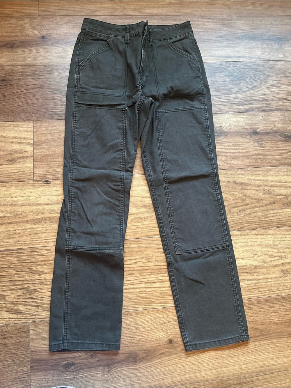 REI Co-op Trailsmith Canvas Double Knee Utility Pants Faded Black Size 8